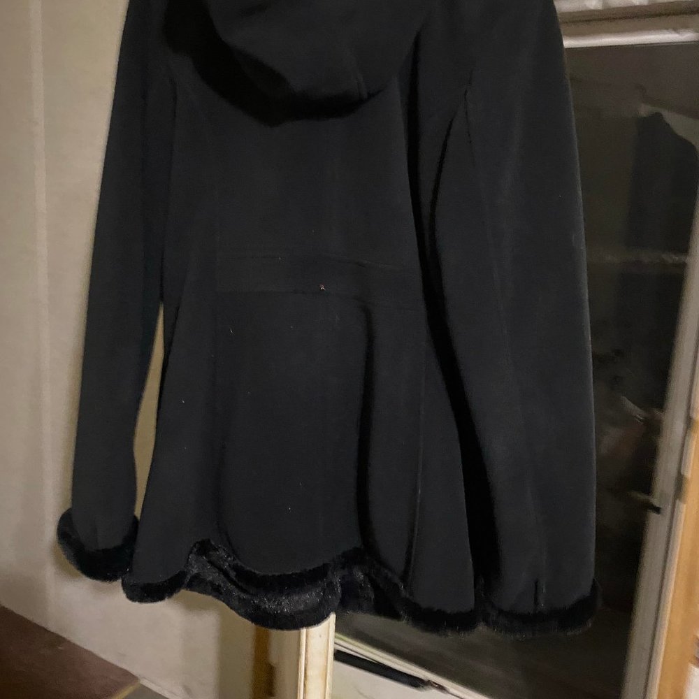 A Black Jones Of New York Fancy Coat